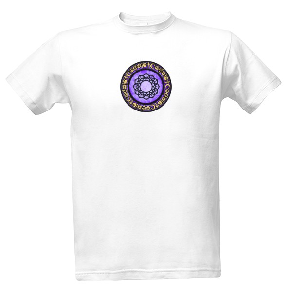 Tričko s potiskem SAHASRARA - KORUNNÍ ČAKRA